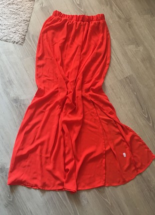 s Beden pembe Renk Straadi yırtmaçlı etek astarı mevcut 
