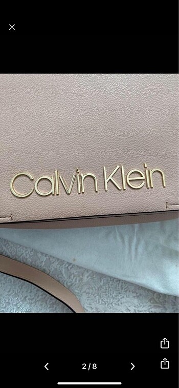 Calvin Klein CK pudra çanta