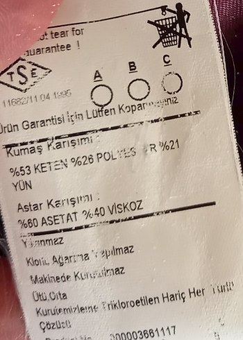 ccs sarar keten Erkek Ceket - Görsel 7