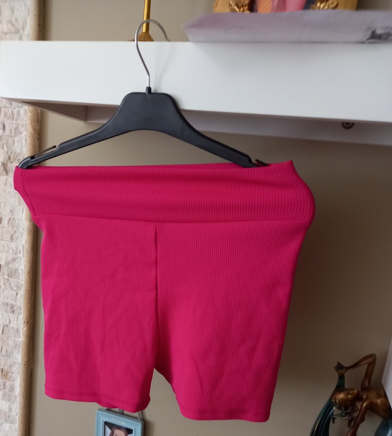 Pembe  Şort - Görsel 2