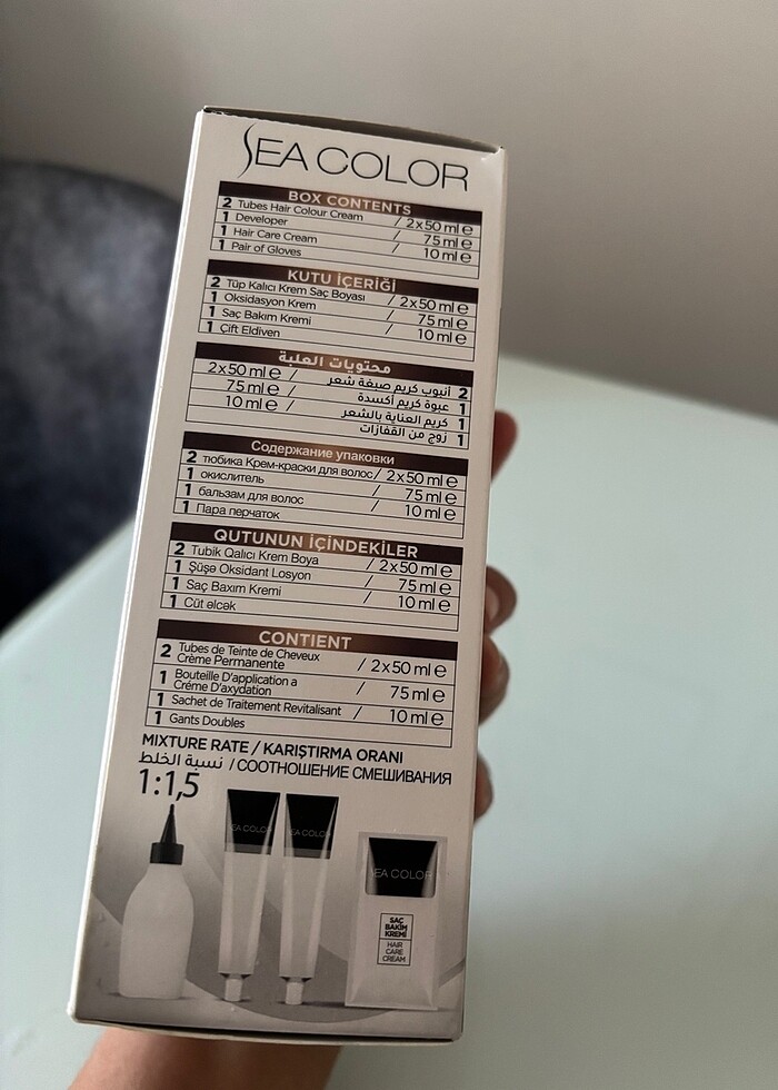 Sea color sac bayası çikolata kahve - Görsel 5