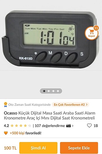 Dijital masa saati