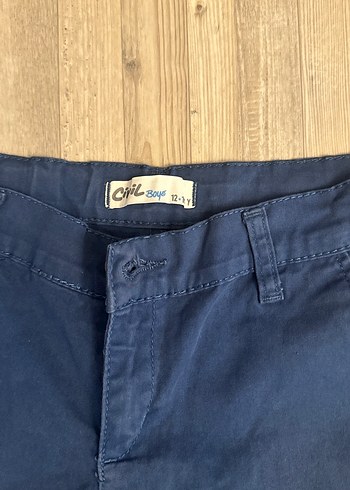 12-13 Yaş Beden Lacivert Erkek Çocuk Denim Pantolon