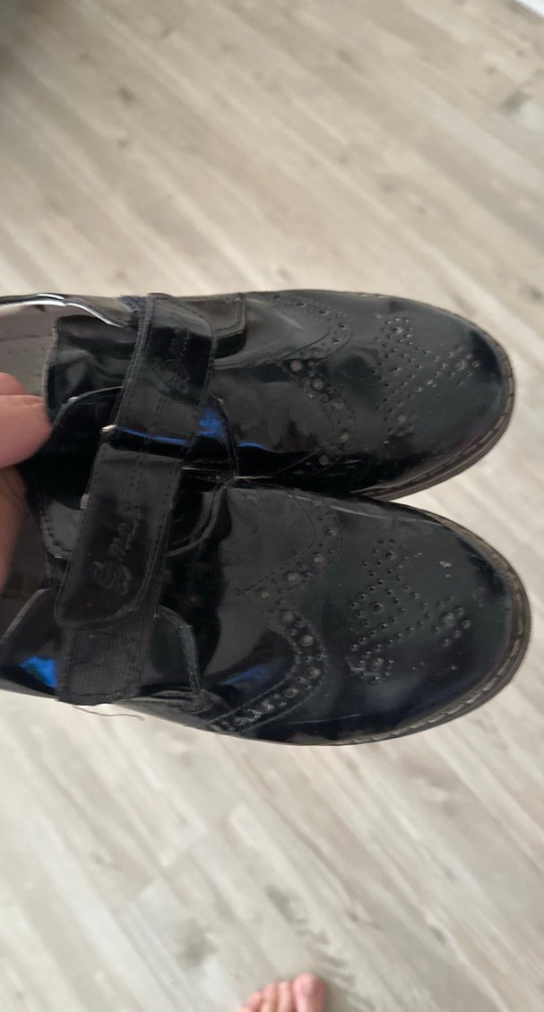 Erkek Çocuk Siyah Krokodil Desenli Tokalı Ayakkabı - Görsel 3