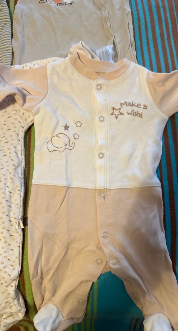 Bebek Beyaz Patikli Düğmeli Pamuklu Tulum - Görsel 5