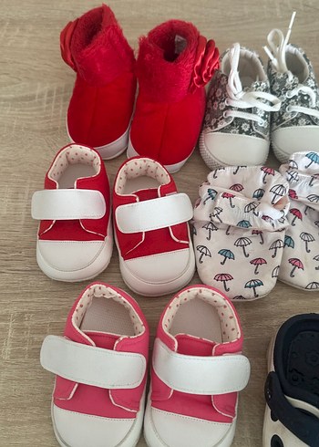 Kız Bebek Pembe Cırt Cırtlı İlk Adım Ayakkabısı - Görsel 2