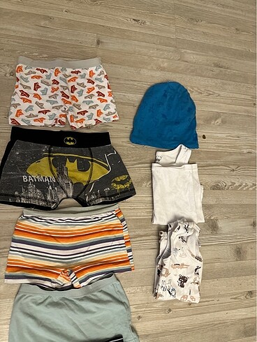 HelloBaby Üç yaş erkek çocuk boxer ve atlet