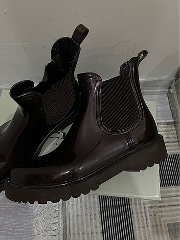 LC Waikiki Kahverengi Yağmur Botu LCW