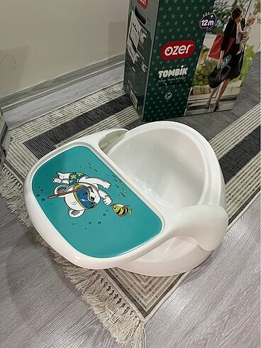 Tombik Beyaz Mama Oturağı Özer Plastik