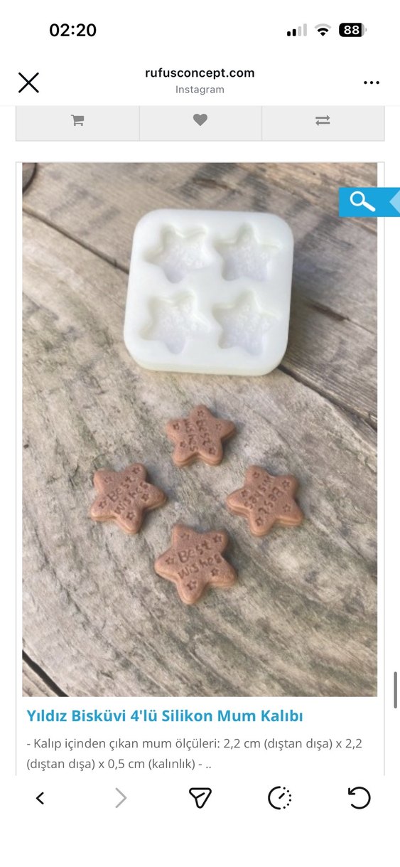 Atıştırmalık Temalı 12'li Silikon Mum Kalıbı - Görsel 3