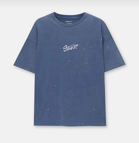 Pull & Bear Soluk efektli STWD t-shirt