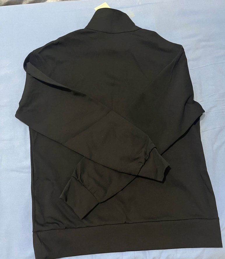 Siyah Fermuarlı Erkek Yarım Balıkçı Sweatshirt - Görsel 2