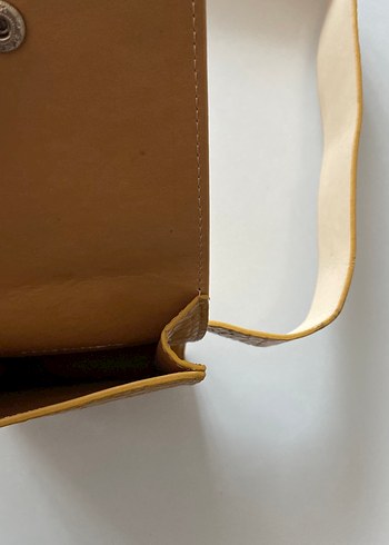 Bej Yılan Desenli Kemerli Çocuk Cüzdanı - Görsel 3