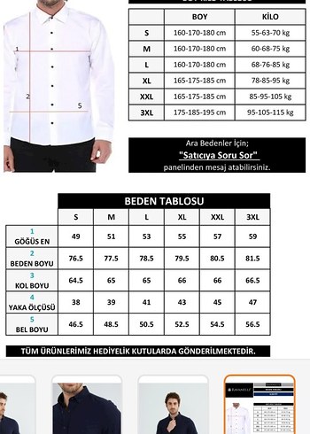 xl Beden lacivert Regular Fit Pamuklu Erkek Gömlek
