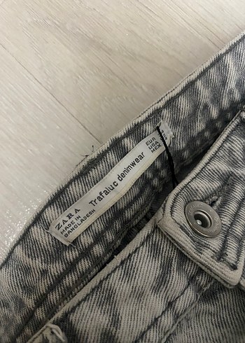34 Beden Zara Gri midi Kadı Kot Pantolon