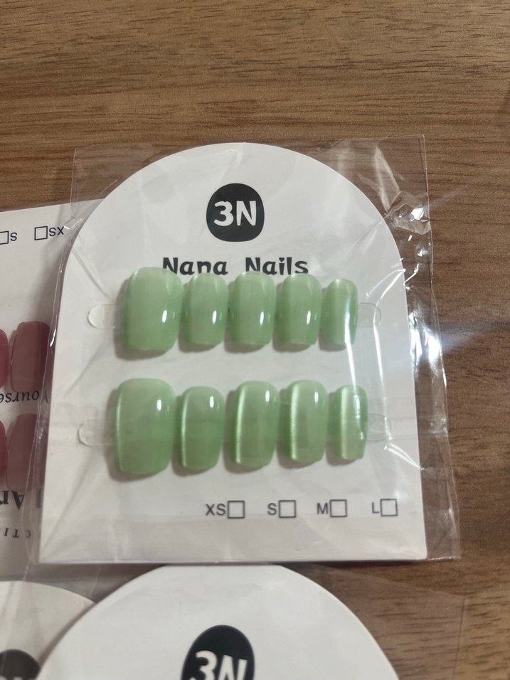 10 set renk kedi gözü takma tırnak - Görsel 5