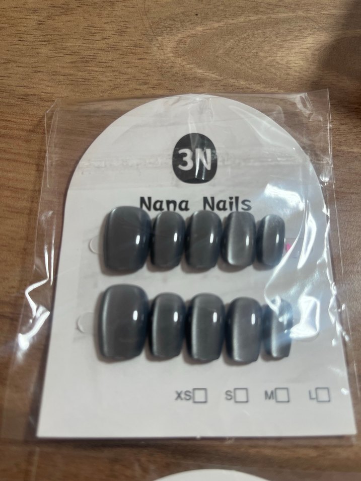 10 set renk kedi gözü takma tırnak - Görsel 3