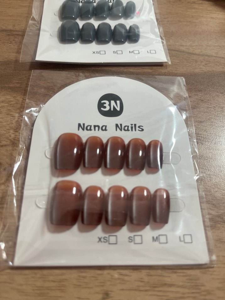 10 set renk kedi gözü takma tırnak - Görsel 2