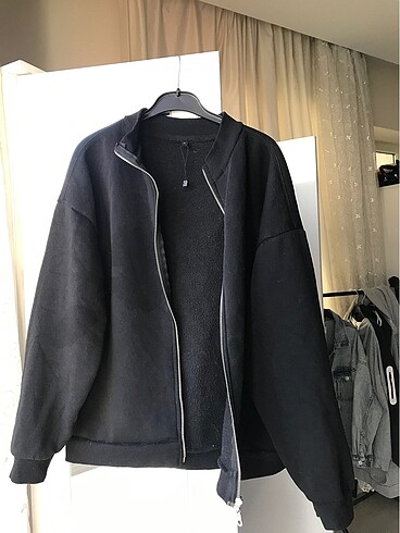 bomber ceket fermuarlı sweatshirt
