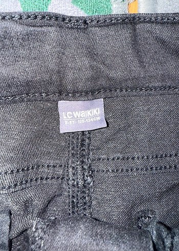 LC Waikiki Unisex Çocuk Siyah Denim Regular Fit Pantolon