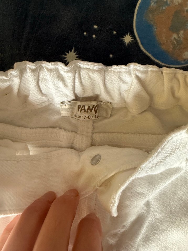 Panço Beyaz Erkek Çocuk Denim Pantolon - Görsel 3