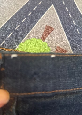 Çocuk Koyu Mavi Super strecth Slim Fit Denim Pantolon - Görsel 6