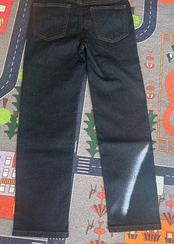 Çocuk Koyu Mavi Super strecth Slim Fit Denim Pantolon - Görsel 7