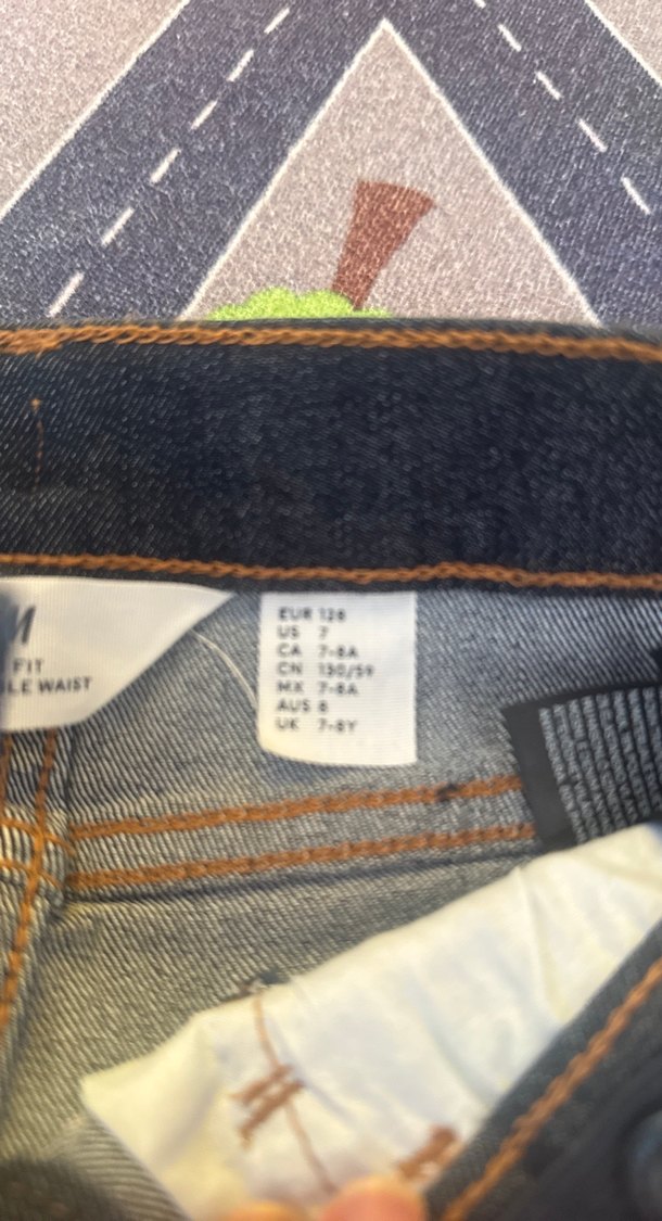 Çocuk Koyu Mavi Super strecth Slim Fit Denim Pantolon - Görsel 5