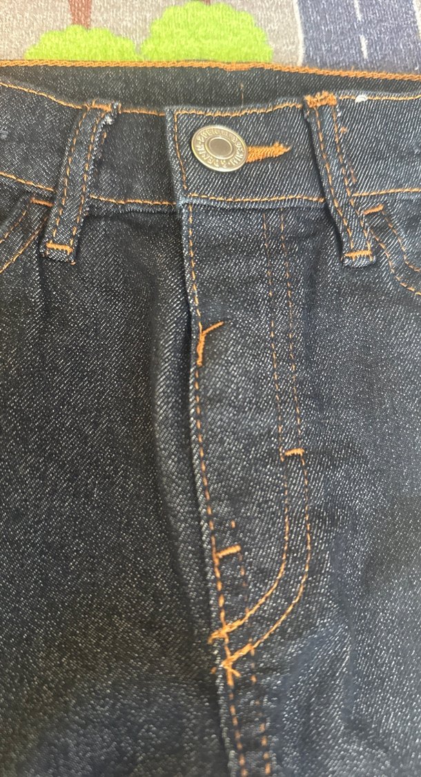 Çocuk Koyu Mavi Super strecth Slim Fit Denim Pantolon - Görsel 3