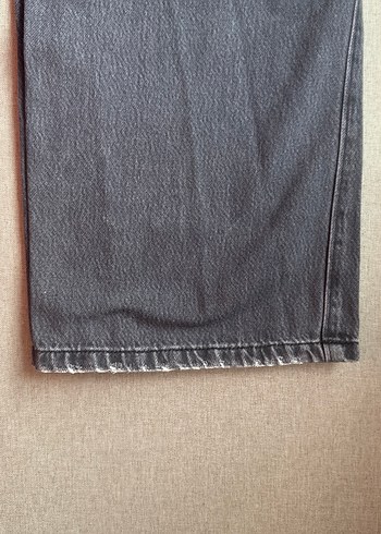 Zara Antrasit Bol Kesim Kız çocuk Kot Pantolon - Görsel 5