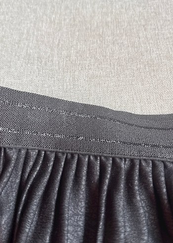 Lcw Beli Lastikli Siyah pileli etek - Görsel 3