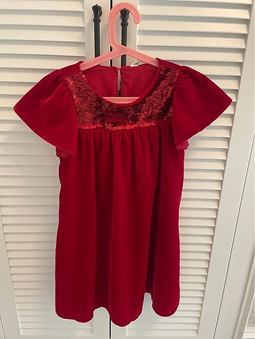 H&M Kadife Abiye Elbise