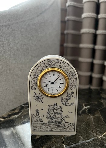 American Vintage Deniz Temali Vintage Mini Masa Saati
