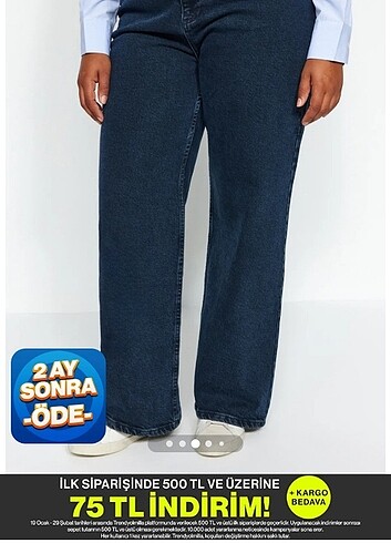Trendyol curve marka 44 beden kot pantolon