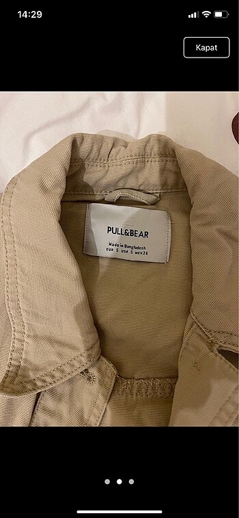 Pull and Bear İnce ceket