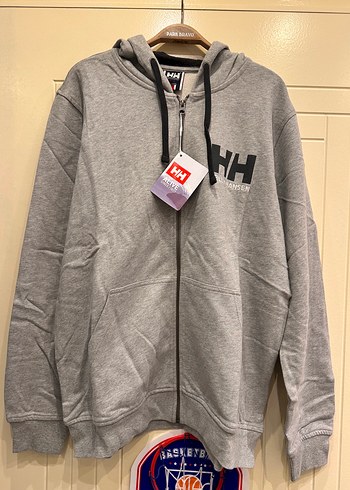Helly Hansen Gri Melanj Kapusonlu Sweatshirt