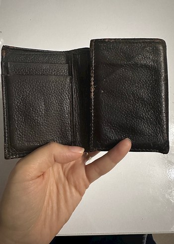 Guess Koyu Kahverengi Deri Erkek Cüzdanı - Görsel 5