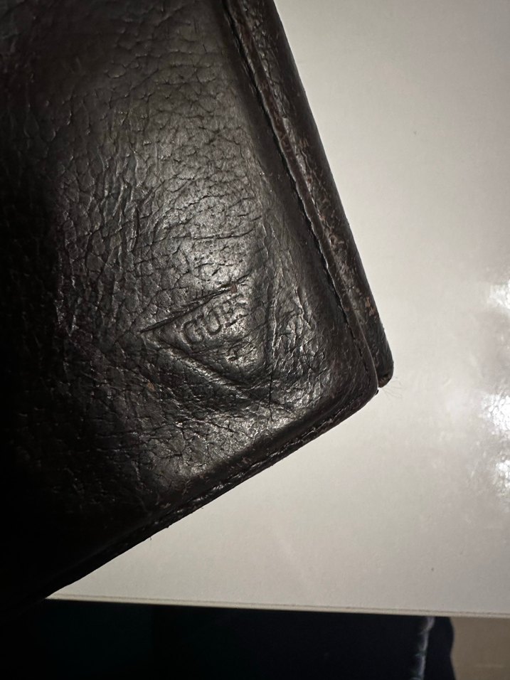 Guess Koyu Kahverengi Deri Erkek Cüzdanı - Görsel 3