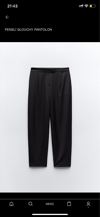 Zara pensli soluchy pantolon
