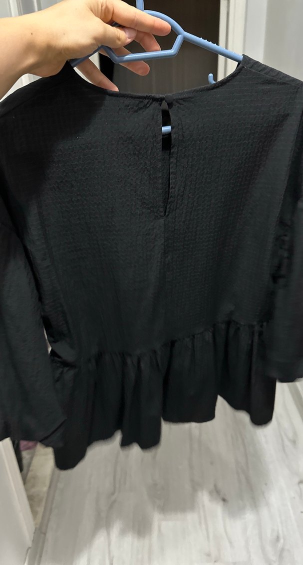 Siyah Robalı Kadın Bluz - Görsel 4