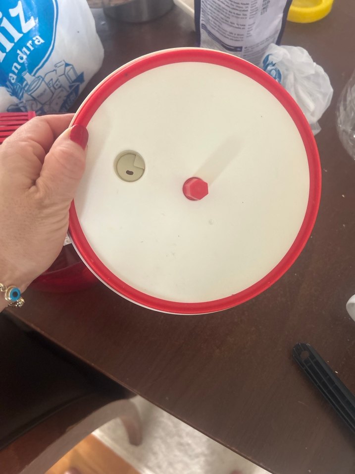 Kırmızı Plastik Mutfak Doğrayıcı - Görsel 3