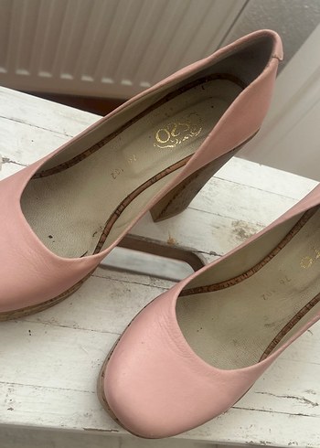 Pembe Platform Topuklu Kadın Stiletto - Görsel 2