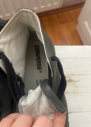 Siyah Bağcıklı Kadın Spor Ayakkabı - Görsel 3