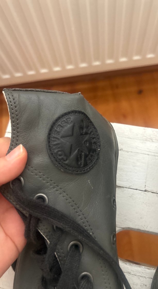 Siyah Bağcıklı Kadın Spor Ayakkabı - Görsel 4