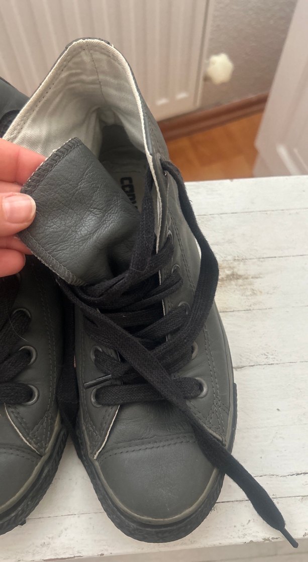 Siyah Bağcıklı Kadın Spor Ayakkabı - Görsel 2