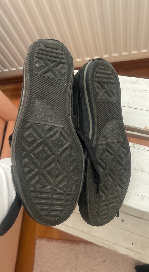 Siyah Bağcıklı Kadın Spor Ayakkabı - Görsel 5