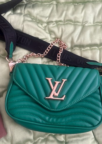 Nakışlı Pembe Örgü Kadın Çanta - Görsel 2