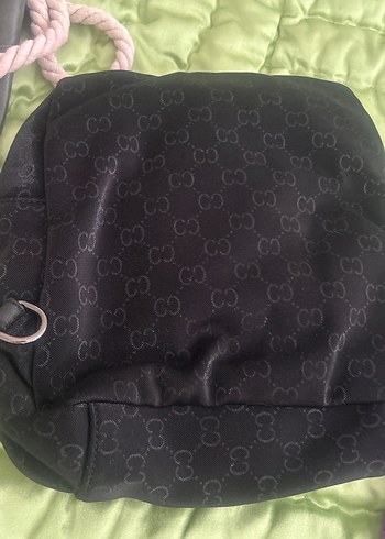 Gri Deri Kadın Sırt Çantası - Görsel 8