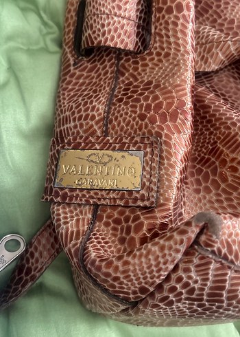 Gri Deri Kadın Sırt Çantası - Görsel 4