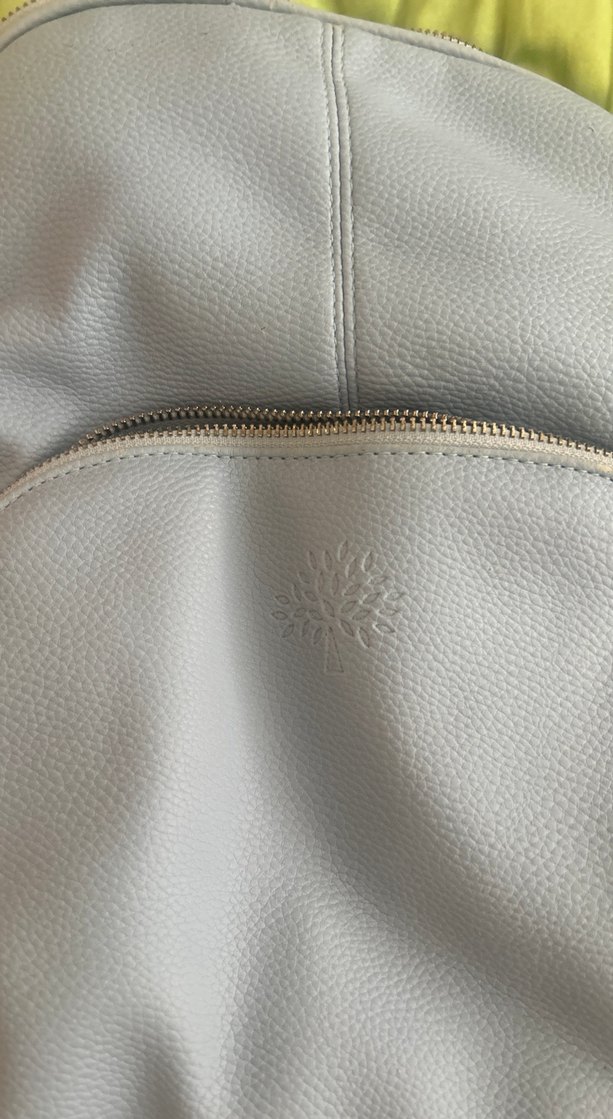 Gri Deri Kadın Sırt Çantası - Görsel 2